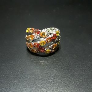 Multicolored Sapphire Ring A10